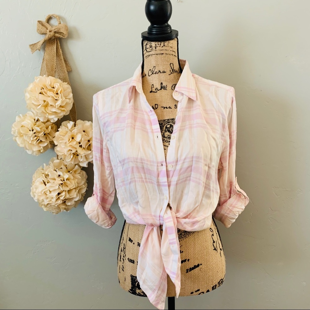 NEW Lauren Ralph Lauren Button Down Top